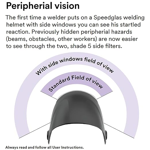 3M Speedglas Welding Helmet 9100, 06-0100-30iSW, with Auto-Darkening Filter 9100XXi 3 Arc Sensors for MMAW TIG MIG Tack Plasma Arc Welding and Grinding Mask, 1 Each