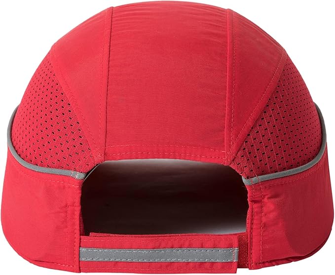 Lightweight Safety Bump Cap - Breathable Baseball Style Protective Hat with Reflective Stripes