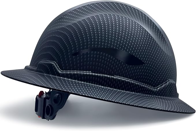 Full Brim Hard Hats ANSI/ISEA Z89.1 Type I Class E Certified 6-Point Suspension Lightweight Vented Adjustable Safety Helmet for Construction Industrial