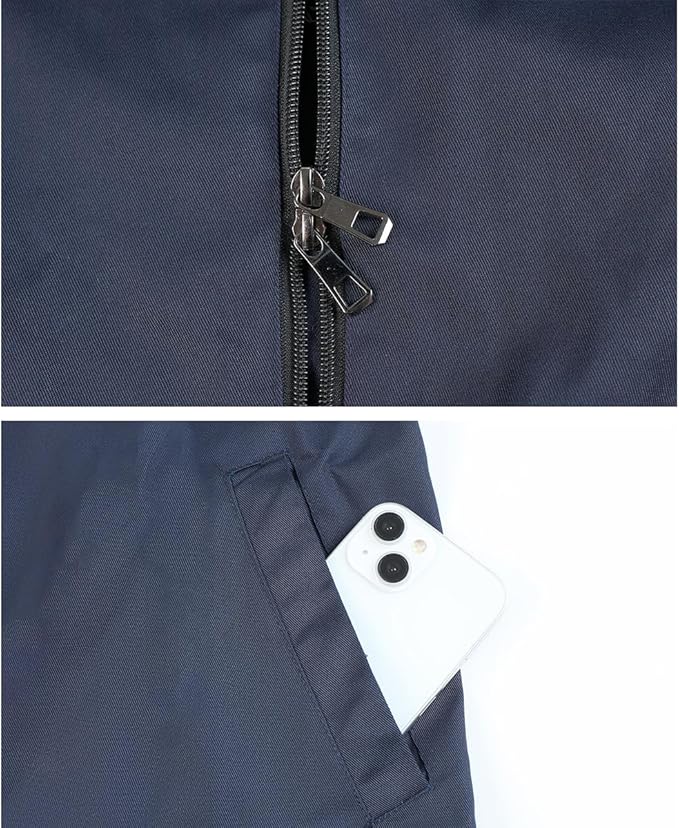 Men's Coveralls Mechanic Work Jumpsuit Multi Pockets Overalls Long Sleeve Workwear Coverall