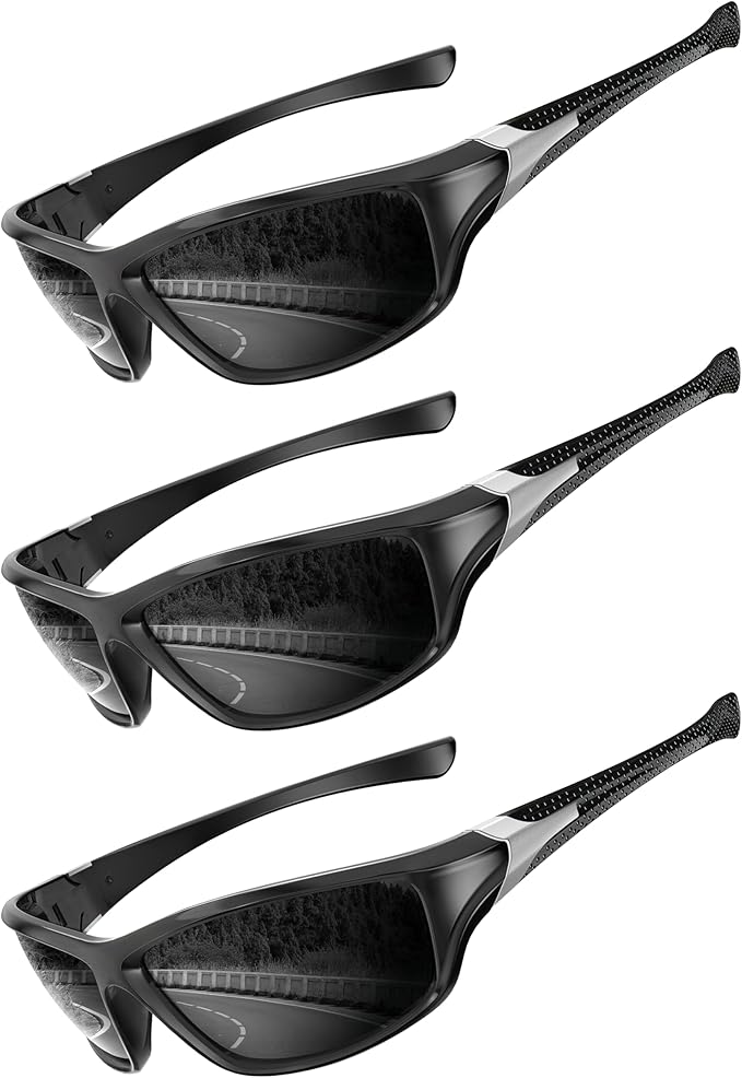 Polarized-Sunglasses-Men Sports Mens-Sunglasses: Sun-Glasses with UV400 Protection for Driving Golf Fishing Running