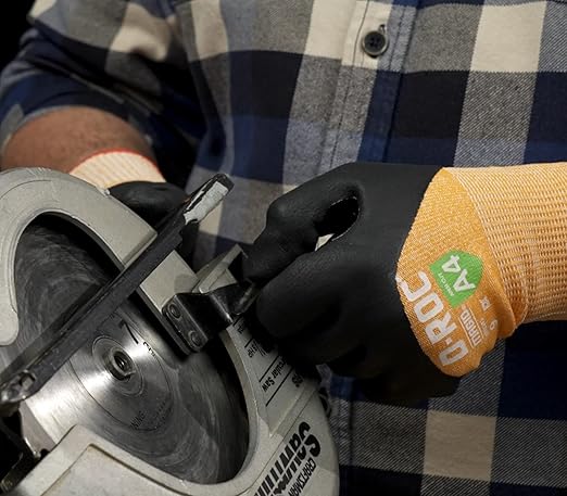 MAGID D-ROC ANSI A4 Oil & Liquid Absorbing TriTek Work Gloves, 72 Pairs, Size 12/3XL (DXG49)