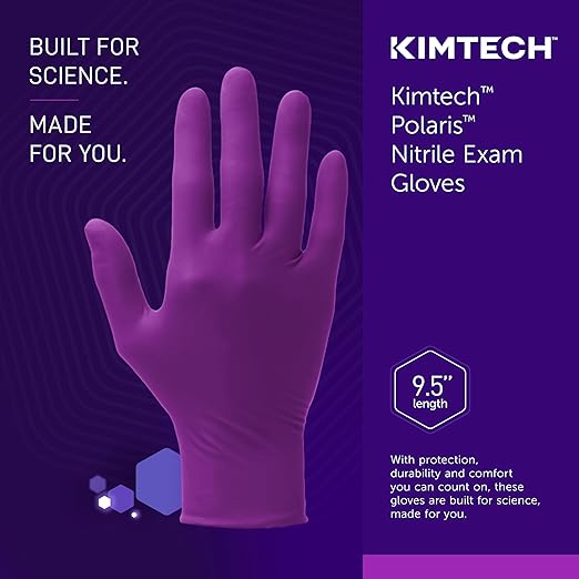 KIMTECH™ Polaris™ Nitrile Exam Gloves (62774), 5.9 Mil, Ambidextrous, 9.5”, XL, 90 Nitrile Gloves/Box
