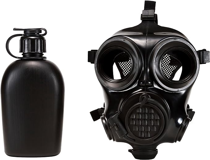 MIRA SAFETY M Full Face Respirator Mask - CBRN Gas Mask, Chemical Respirator CM-7M (Large)