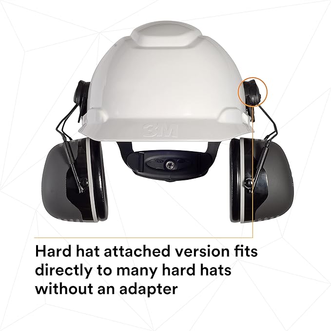 3M PELTOR Ear Muff Hearing Protection, X5 Series, Noise Protection NRR 21 dB, Construction, Manufacturing, Automotive