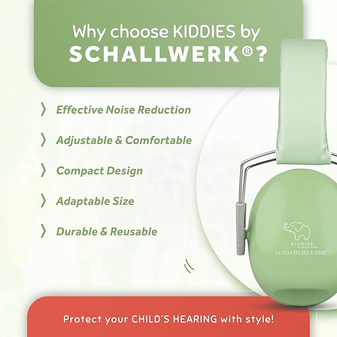 Schallwerk ® Noise Protection Headphones for Kids – Ear Protection for Kids, Toddlers, and Babies