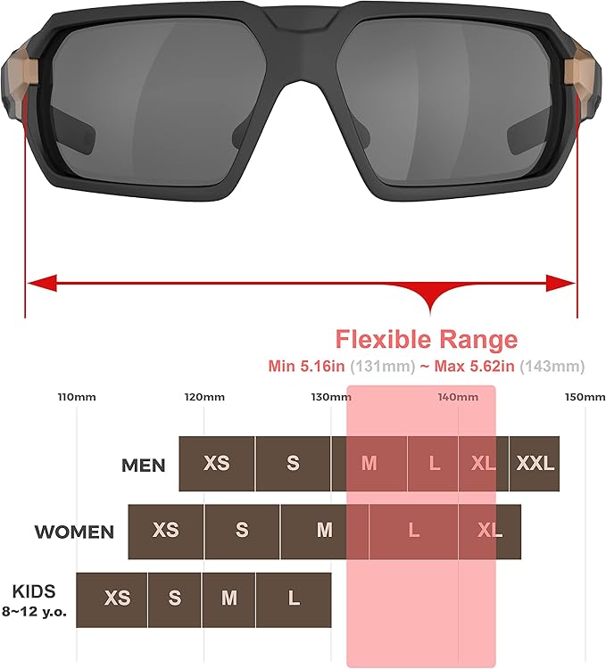 Ballistic Tactical Impact Protection Anti Fog Shooting Glasses Military Grade Airsoft Range…