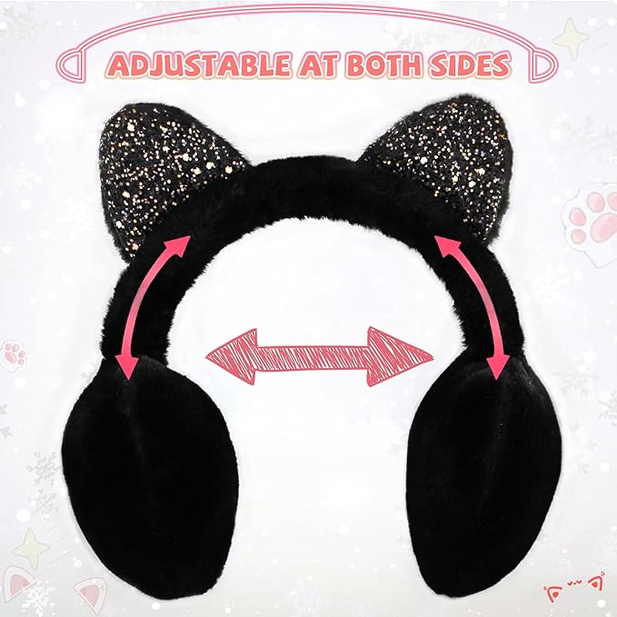 XIAOHAWANG Winter Earmuffs for Kids Girl Warm Ear Muffs Baby Boy Plush Padded Ear Warmer