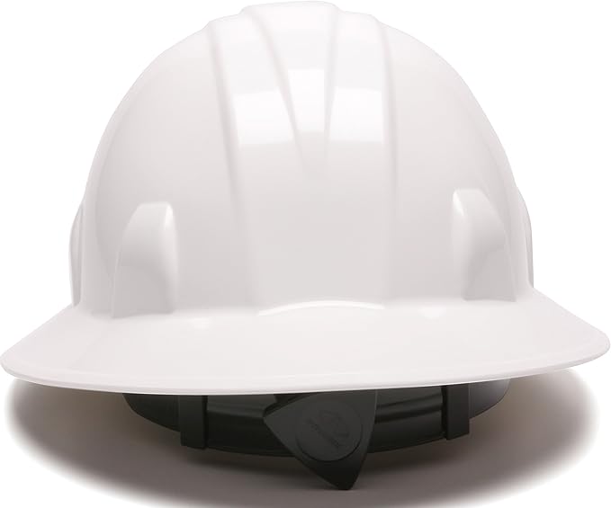Pyramex SL Series Full Brim Hard Hat 4-Point Ratchet Suspension