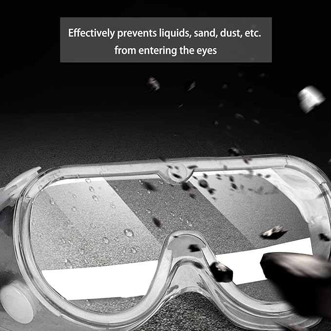 Kids Safety Goggles 9 Pack- Adjustable Lightweight Safety Glasses, Clear Eye Safety Protection