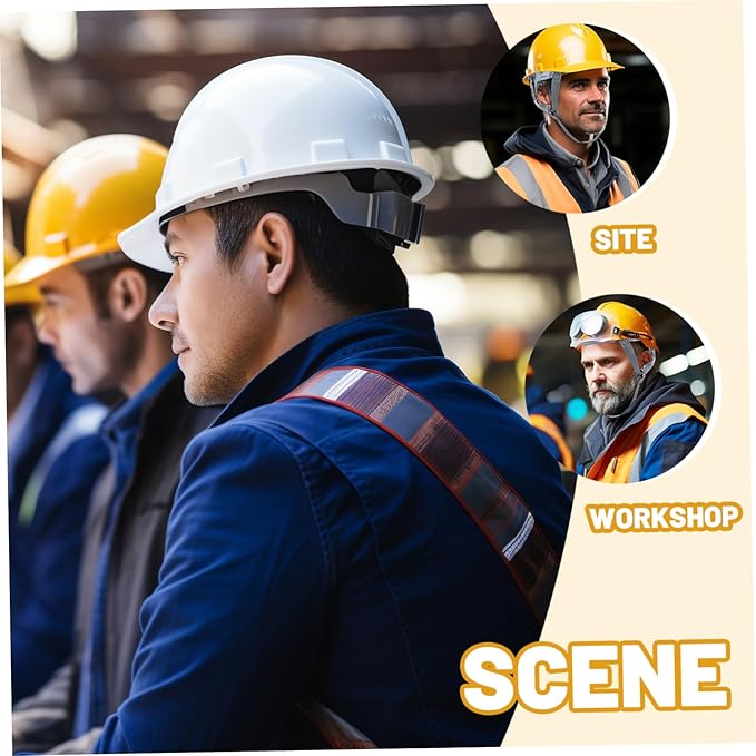 Hard Hat Suspension Replacement Liner Breathable Lightweight Safety Helmet Insert for Comfortable Prolonged Use Construction and Workshop Environments