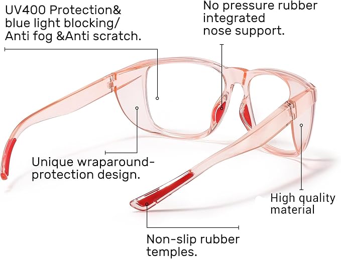 Safety Glasses Anti-Fog Goggles Protective Eyewear Anti Blue Light Protection Glasses For Women And Men
