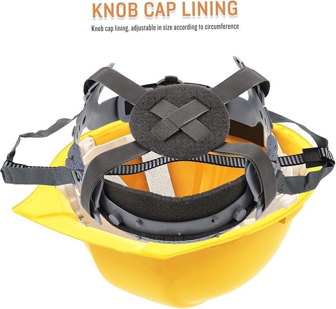 Uonlytech Adjustable Hard Hat Liner Replacement Suspension Liner for Helmet Breathable Helmet Accessory