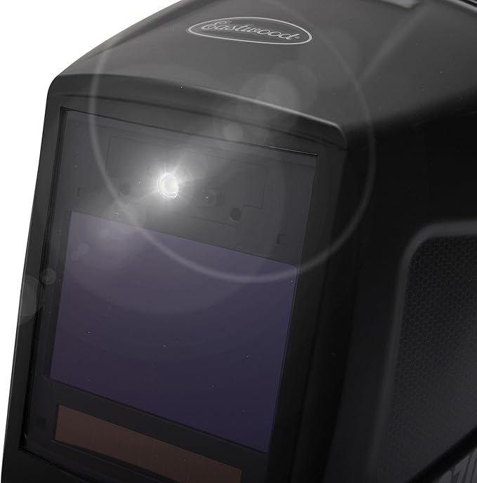 Eastwood L6700 MIG TIG Welding Helmet Matte Black with LED Light