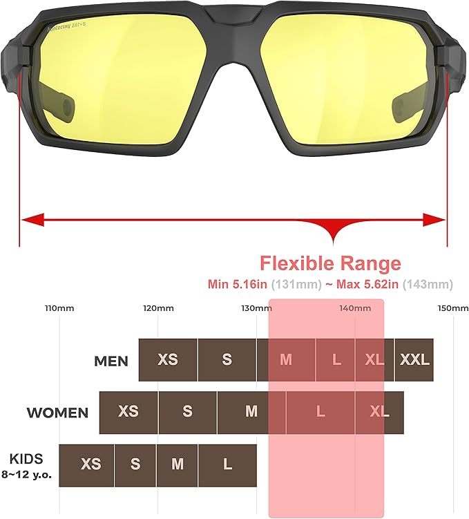 Protective Powersports Motorcycle Anti Fog Riding Goggles Eyewear Padded Sunglasses Windproof UTV Spoggles