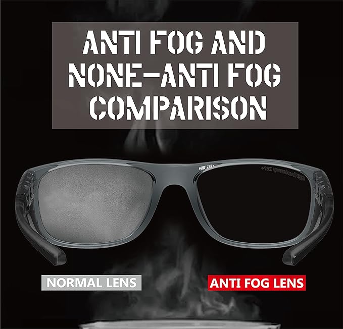 HTS TR90NZZ Safety Glasses Small Size with Side Shields ANSI Z87 Optical Eyeglass prescription Frame Scratch Fog Resistant