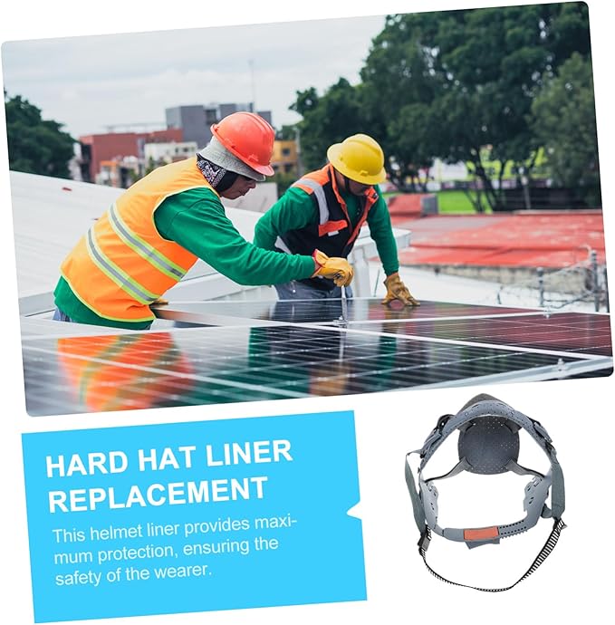 Helmet Replacement Suspension Liner for Hard Hats Breathable Point Design for Comfort and Protection Cloth Sponge and Materials for Use