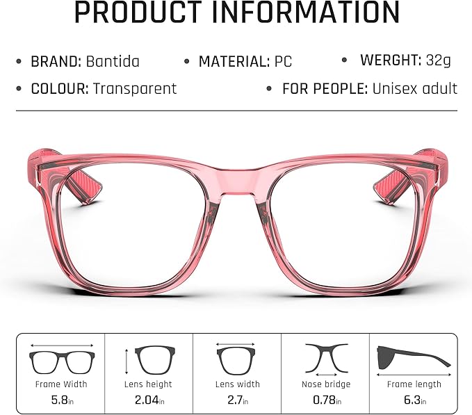 Safety Glasses Anti-Fog Goggles Protective Eyewear Anti Blue Light Protection Glasses For Women And Men