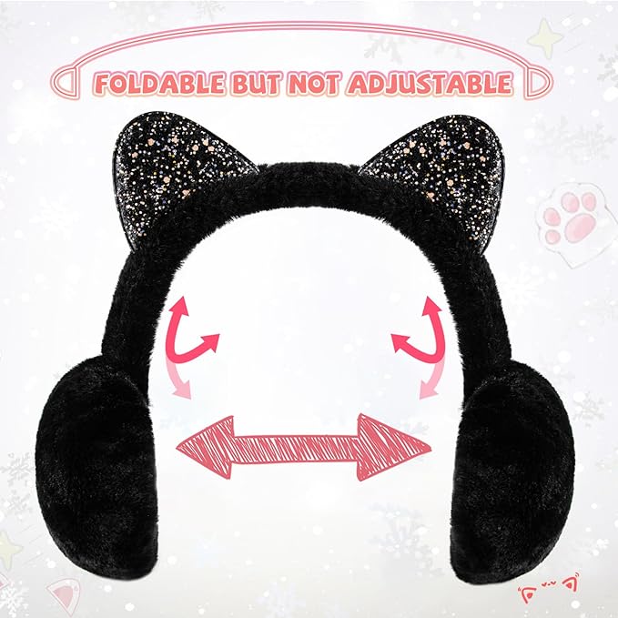 XIAOHAWANG Winter Earmuffs for Kids Girl Warm Ear Muffs Baby Boy Plush Padded Ear Warmer