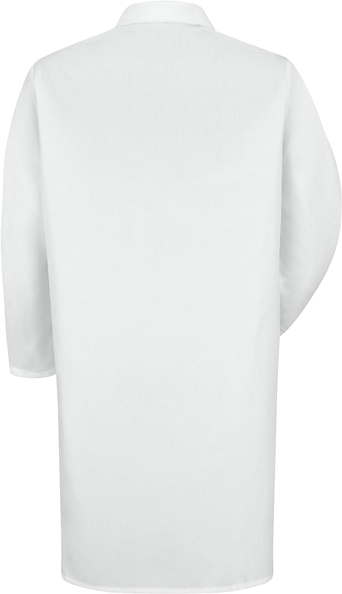 Red Kap Men's Exterior Pocket Lab Coat