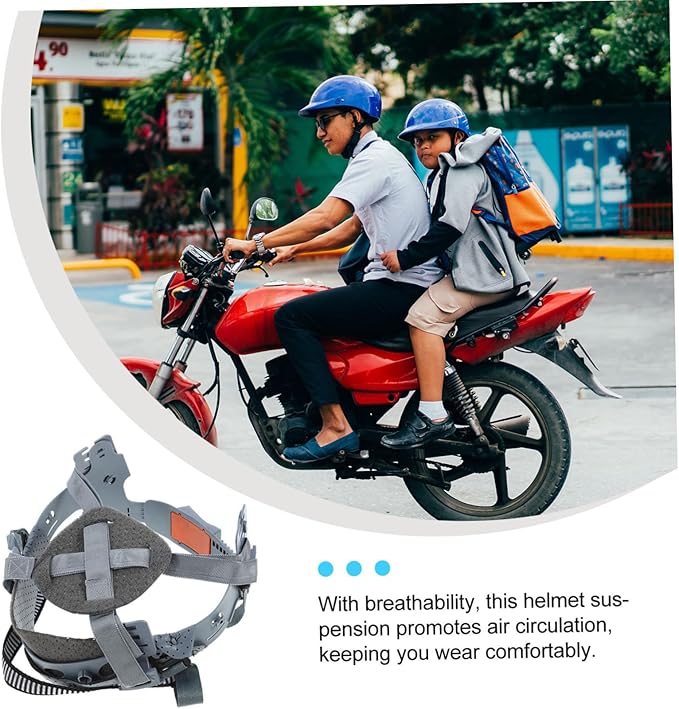 Helmet Replacement Suspension Liner for Hard Hats Breathable Point Design for Comfort and Protection Cloth Sponge and Materials for Use