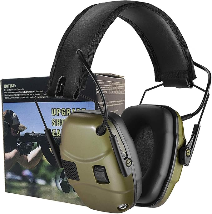 GUCHO Hearing Protection Ear Muffs,Shooting Range Ear Protection for Hunting Mowing
