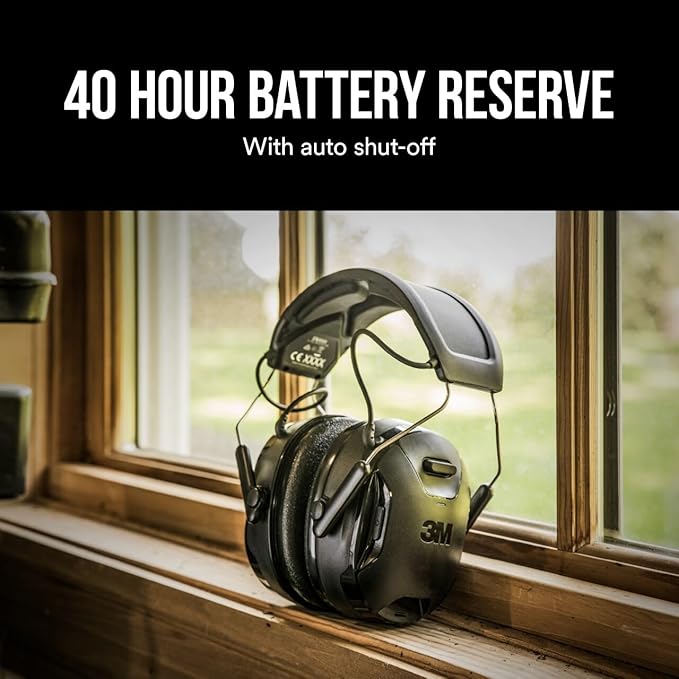 3M WorkTunes Connect + Solar Wireless Hearing Protector with Bluetooth Technology, Bluetooth Hearing Protection with a 26 dB Noise Reduction Rating