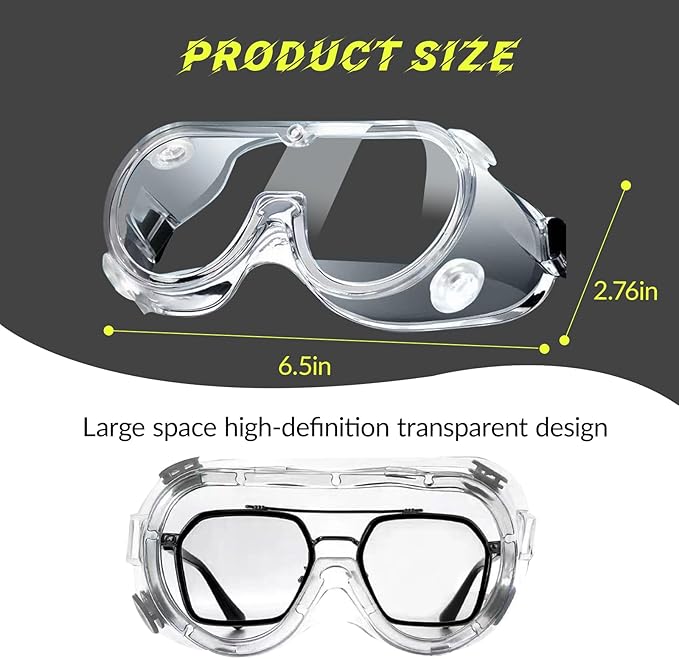 Cut Resistant Gloves & Safety Glasses for Men with Ear Plugs - Personal Work Set