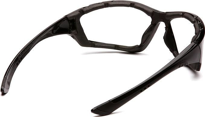 Pyramex Accurist Safety Glass Black Frame Clear Anti-Fog Lens