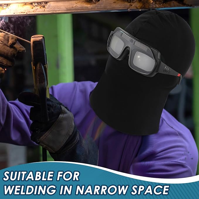 1 Set Welding Glasses Solar Welding Goggles Auto Darkening Welder Glasses Mask Helmet with Replacement Lenses