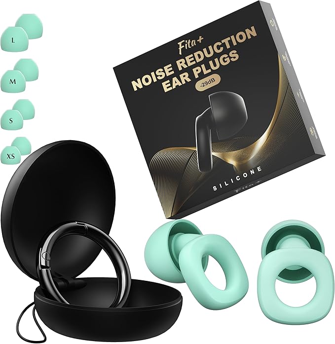 Soft Ear Plugs for Sleeping,Reusable Ear Plugs for Noise Reduction