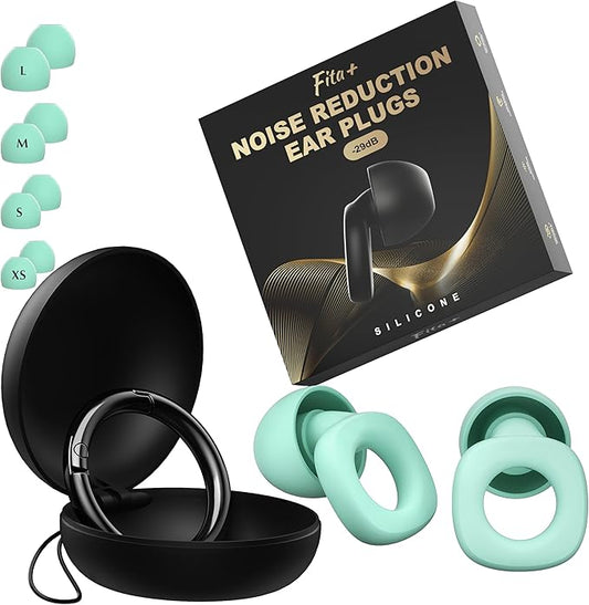 Soft Ear Plugs for Sleeping,Reusable Ear Plugs for Noise Reduction