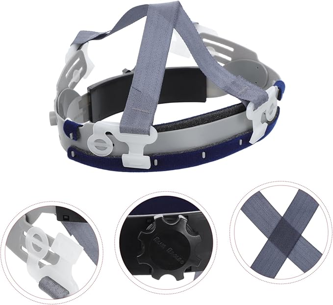 Adjustable Helmet Suspension Liner Point Replacement Insert for Hard Hats Breathable Sweat Absorbent Material Design for Construction and Outdoor Use