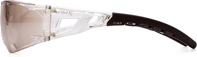 Pyramex Fyxate Safety Glasses, Indoor/Outdoor Mirror Lens