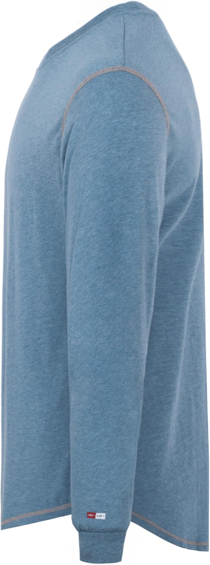 TICOMELA FR Shirts for Men 4oz Lightweight Flame Resistant Crewneck T-Shirts 100% Cotton Fire Retardant Henley Shirts