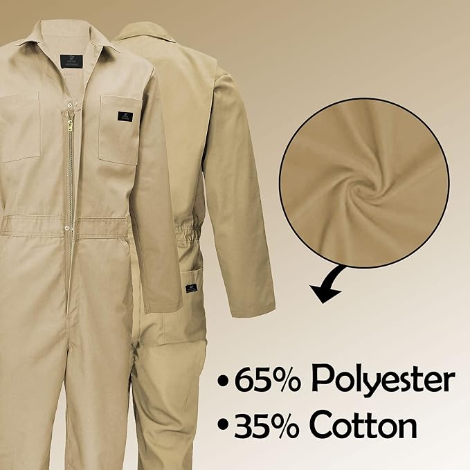 M&M SCRUBS Overall Workwear Men Long Sleeve Coveralls
