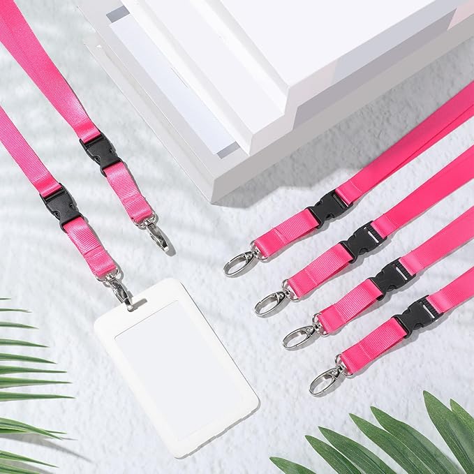 Windyun Break Away Lanyards for ID Badges and Keys Neck Strap with Quick Release Buckle Name Tag Detachable Lanyards