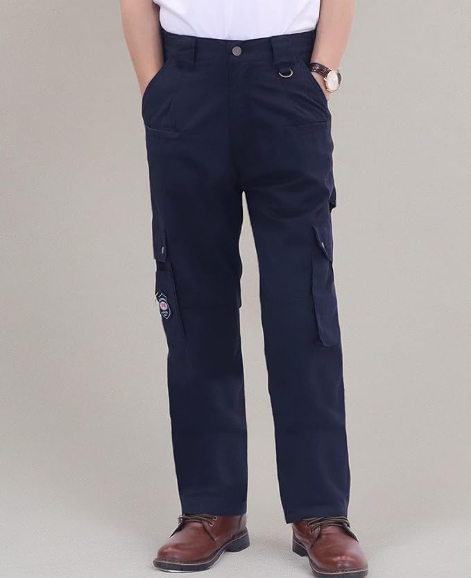 BOCOMAL FR Pants for Men Cargo Flame Resistant Pants(2112&CAT2) 100% C 7.5oz Utility Fire Resistant Pants