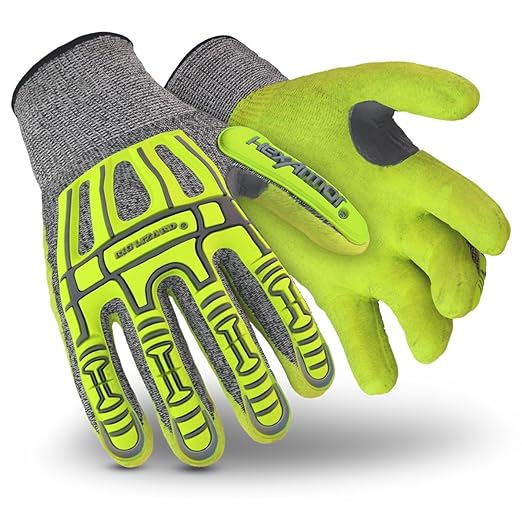 HexArmor Cut-Resistant Impact Protection Nitrile Palm Work Gloves | Rig Lizard® Series 2090X | X-Large