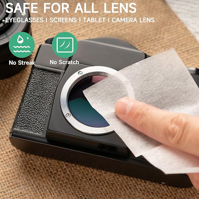 Lensmate 420 Count Lens Wipes for Eyeglasses, Pre-Moistened & Individually Wrapped Eyeglass Wipes, Lens Cleaning Wipes for Eyeglasses, Sunglasses, Goggles and Camera Lens