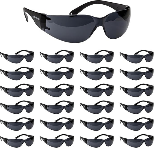Malta Dynamics Safety Glasses – ANSI Z87+ Rated UV Eye Protection Glasses for Construction, Manufacturing, Scratch-Resistant