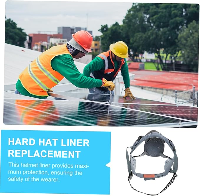 Hard Hat Suspension Liner Replacement Kit Breathable Safety Helmet Accessory for Enhanced Comfort and Security During Work Activities