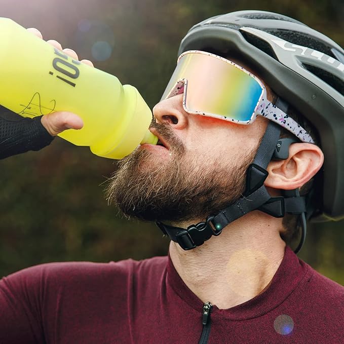MAXJULI Polarized Sunglasses for Men Women, Windproof Outdoor Sports Cycling Running UV400 Protection Sun Glasses 8121