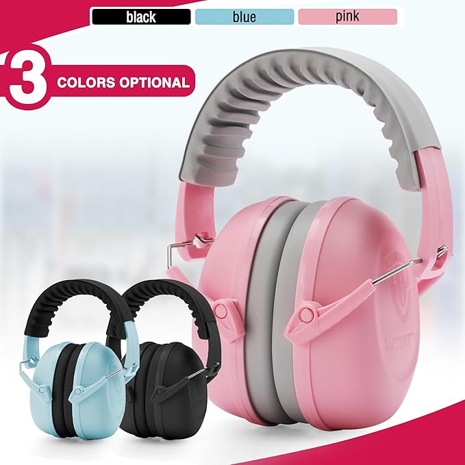 WORKPRO Noise Cancelling Headphones for Kids, NRR 25dB Kids Ear Protection, Autism Noise Reduction Ear Muffs