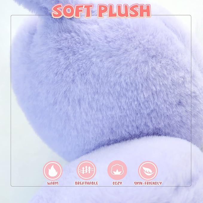 XIAOHAWANG Winter Earmuffs for Kids Girl Warm Ear Muffs Baby Boy Plush Padded Ear Warmer