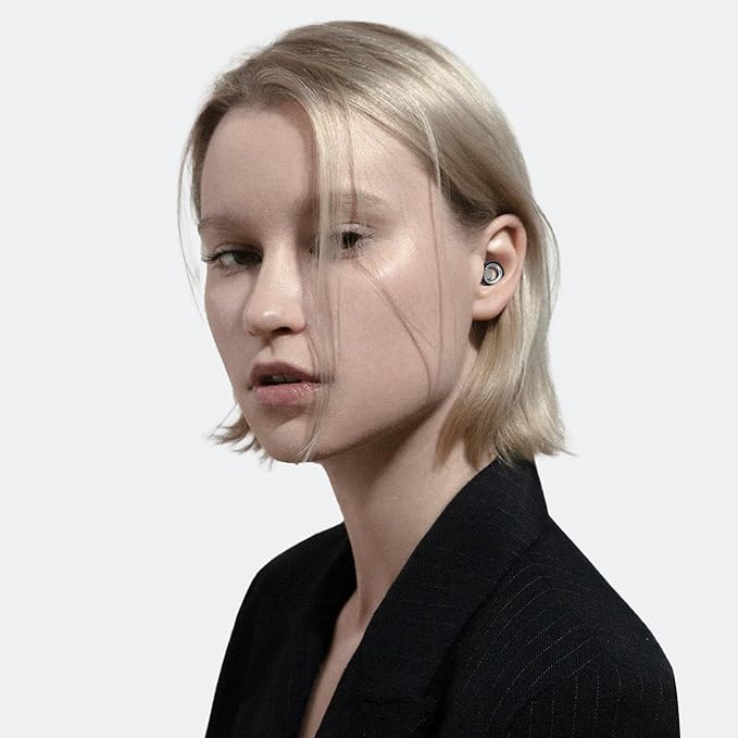 Plus Ear Plugs Noise Cancelling 2 Sets, Soft Silicone Ear Plugs for Sleeping, Noise Sensitivity, Reusable Concerts Ear Plugs Hearing Protection 30dB - 8 Pairs Ear Tips in XS/S/M/L - Silver