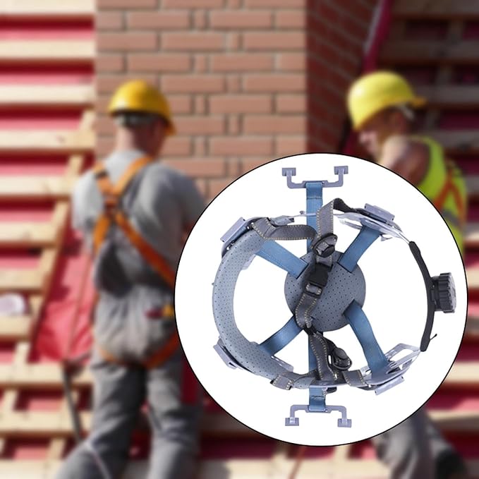 8 Point Hard Hat Replacement Suspension Replace Part Accessories Comfortable Breathable Adjustable Practical Hard Hat Liner