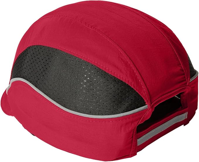 TIHEEN Unisex Safety Bump Cap, Baseball Hat Style with Reflective Stripes Lightweight and Breathable Hard Hat Head Protection Cap