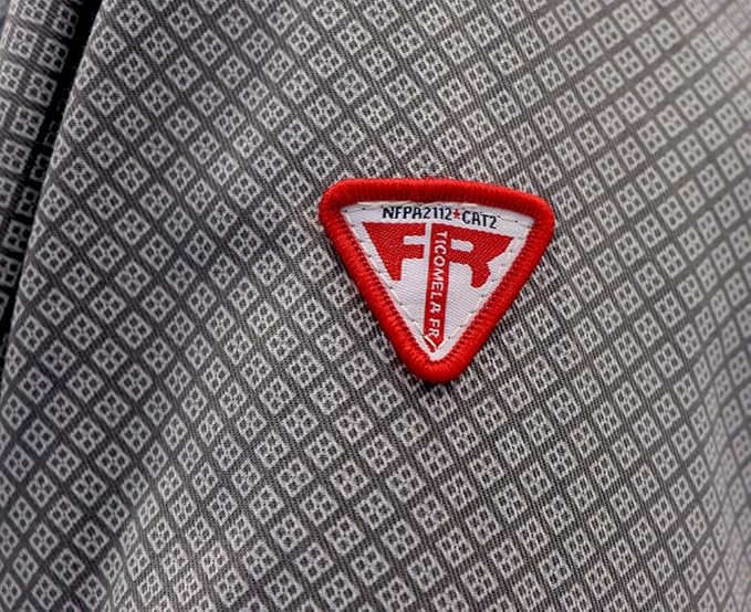 TICOMELA FR Shirt for Men Flame Resistant Shirts 6.5oz Light Weight Plaid Men's Fire Retardant Shirts