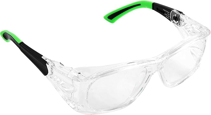 OEMTOOLS 26024 Safety Glasses with Readers +2.00s, UV Protection Z87 Safety Glasses, Anti-Scratch, High Definition Multi-focal Technology, High Impact Lenses, Flexible Rubber Earpieces